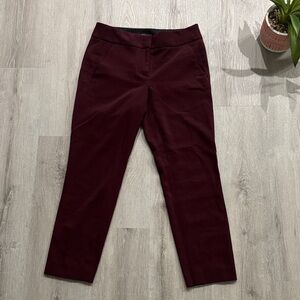 LOFT Deep Red Pants